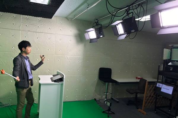 スタディングの撮影スタジオ